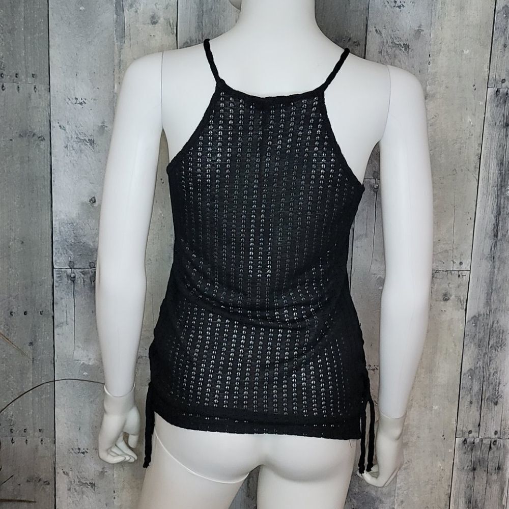 RED Haute Crochet top with side tie